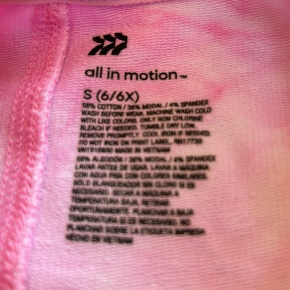 All In Motion pink tie-dye sweatshirt - Picture 2 of 3